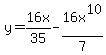 y+=+16x%2F35+-+16x%5E10%2F7