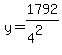 y+=+1792%2F%284%5E2%29