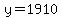 y+=+1910