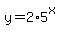 y+=+2%2A5%5Ex
