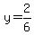 y+=+2%2F6