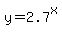 y+=+2.7%5Ex