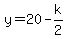 y+=+20-k%2F2