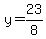 y+=+23%2F8