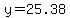 y+=+25.38
