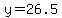 y+=+26.5