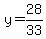 y+=+28%2F33