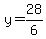 y+=+28%2F6