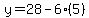 y+=+28-6%285%29
