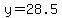 y+=+28.5