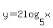 y+=+2log%285%2Cx%29