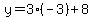 y+=+3%28-3%29+%2B+8