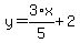 y+=+3%2F5%2Ax%2B2