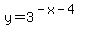 y+=+3%5E%28-x-4%29