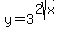 y+=+3%5E%282sqrt%28x%29%29
