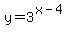 y+=+3%5E%28x-4%29