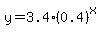 y+=+3.4%280.4%29%5Ex