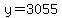 y+=+3055