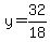 y+=+32%2F18