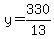 y+=+330%2F13