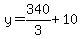 y+=+340%2F3%2B10
