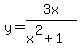 y+=+3x%2F%28x%5E2+%2B+1%29