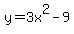 \"y+=+3x%5E2+-+9\"