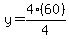 y+=+4%2860%29%2F4