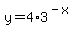 y+=+4%2A3%5E%28-x%29