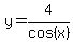 y+=+4%2Fcos%28x%29
