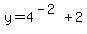 y+=+4%5E%28-2%29%2B2