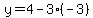 y+=+4+-+3%28-3%29