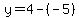 y+=+4-%28-5%29
