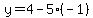y+=+4-5%28-1%29