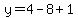 y+=+4-8%2B1