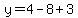 y+=+4-8%2B3