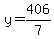 y+=+406%2F7