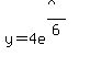 y+=+4e%5E%28x%5E2%2F6%29