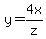 y+=+4x%2Fz