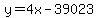 y+=+4x-39023