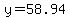 y+=+58.94