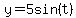 y+=+5sin%28+t%29