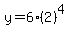 y+=+6%282%29%5E4