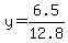 y+=+6.5%2F12.8