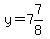 y+=+7%267%2F8