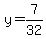 y+=+7%2F32
