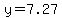 y+=+7.27