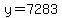 y+=+7283