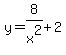 y+=+8%2Fx%5E2%2B2
