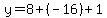 y+=+8+%2B+%28-16%29+%2B+1